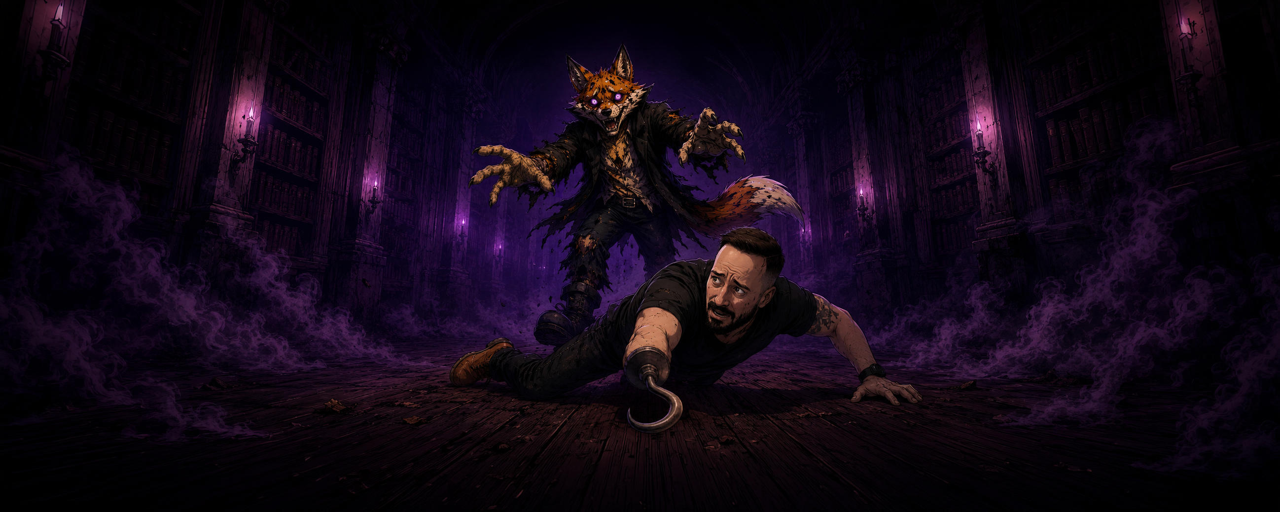Dead Zed hunts Morf
