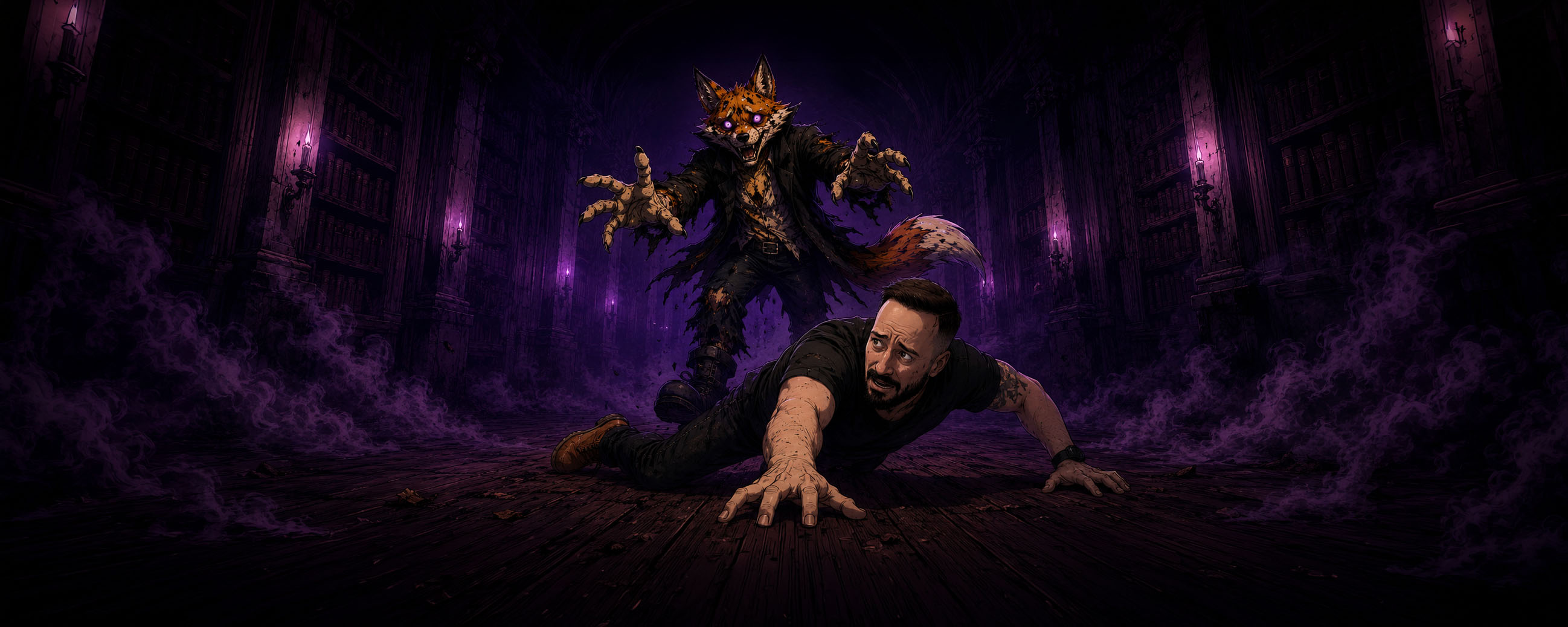 Dead Zed hunts Morf